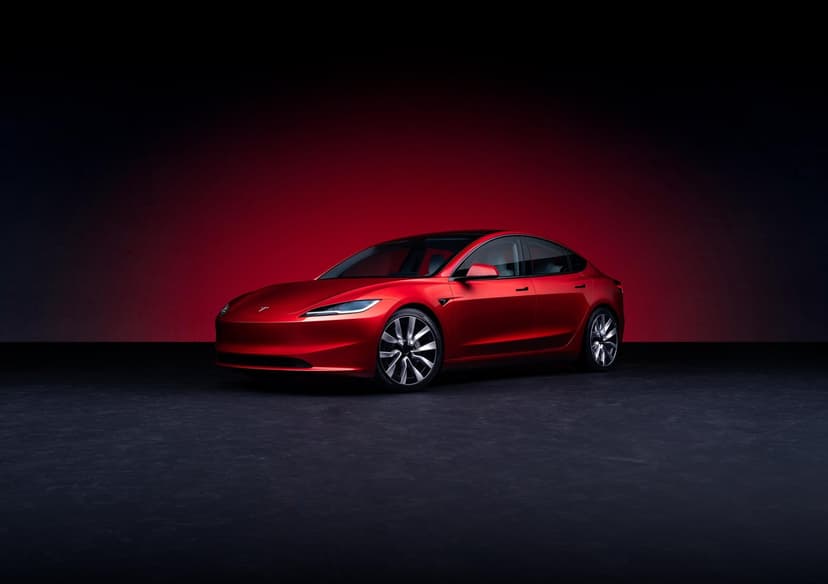 TESLA Model 3 — Foto af sandsynlig version